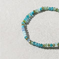 Load image into Gallery viewer, 2mm Ocean Blue Multicolored Crystal Beaded Bracelet
