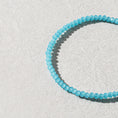 Load image into Gallery viewer, 2mm Sky Blue Crystal Beaded Bracelet
