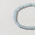 Load image into Gallery viewer, 4mm Powder Blue Faceted Jade Beaded Bracelet
