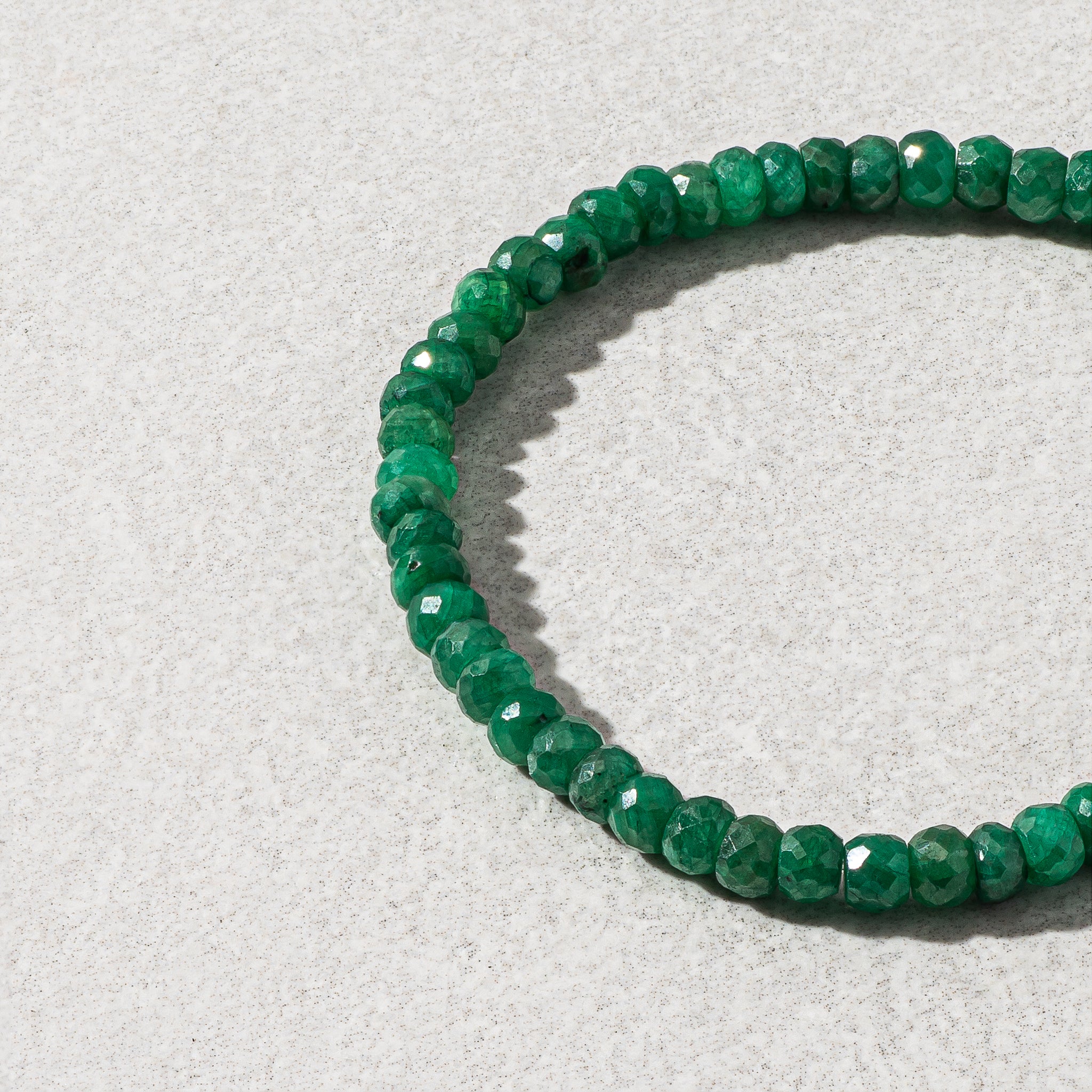 4mm Forest Green Jade Bracelet