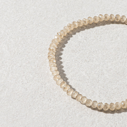 2mm Champagne Quartz Bracelet