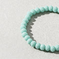 Load image into Gallery viewer, 6mm Mint Green Crystal Beaded Bracelet
