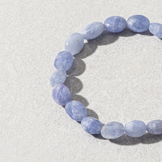 Hackmanite Oval Beaded Bracelet