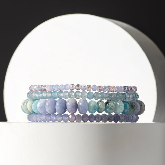 Hackmanite Beaded Bracelet