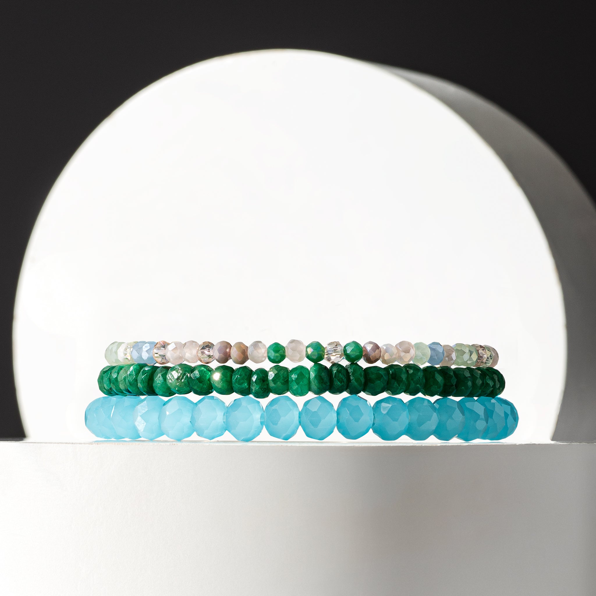 4mm Forest Green Jade Bracelet