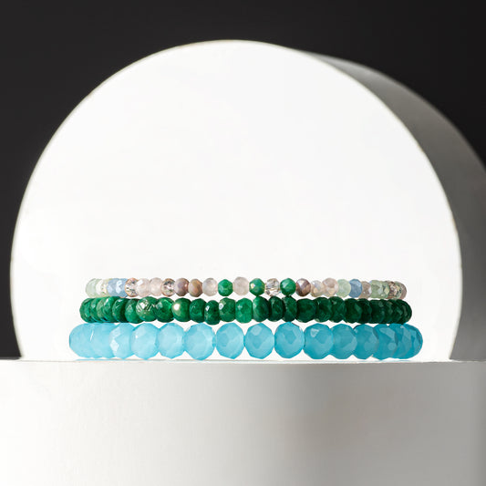 4mm Forest Green Jade Bracelet