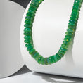 Load image into Gallery viewer, Enhanced Green Opal Fixed Beaded Necklace
