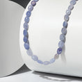Load image into Gallery viewer, Hackmanite Oval Fixed Beaded Necklace 26.00"
