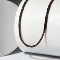 Load image into Gallery viewer, Smokey Quartz Fixed Beaded Necklace 26"
