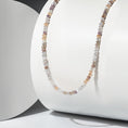 Load image into Gallery viewer, 2mm Mocha Multicolored Crystal Beaded Adjustable 15"-17"

