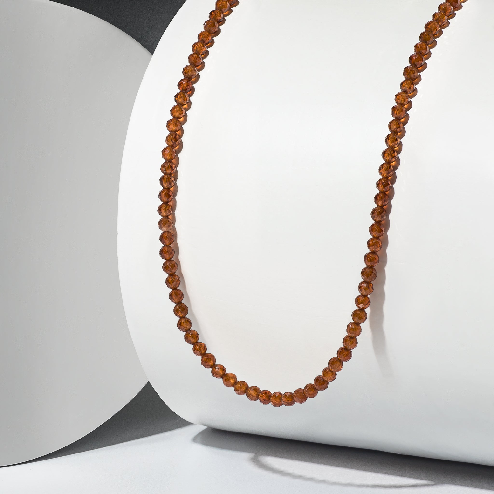 3mm Garnet Beaded Adjustable 15"-17"