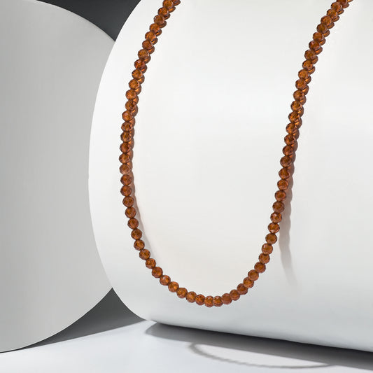 3mm Garnet Beaded Adjustable 15"-17"