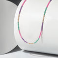 Load image into Gallery viewer, 1.5mm Multicolored Cubic Zirconia Itsy Adjustable 15"-17"
