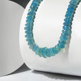 Load image into Gallery viewer, Enhanced Light Blue Opal Adjustable Beaded Necklace
