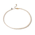 Load image into Gallery viewer, Mixed Size Freshwater Pearl Adjustable Beaded Necklace 15"-17"
