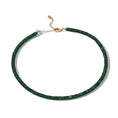 Load image into Gallery viewer, Green Aventurine Adjustable Beaded Necklace 15"-17"
