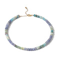 Load image into Gallery viewer, Hackmanite Adjustable Beaded Necklace 15"-17"
