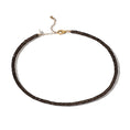 Load image into Gallery viewer, Smokey Quartz Adjustable Beaded Necklace 15"-17"
