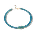 Load image into Gallery viewer, Enhanced Light Blue Opal Adjustable Beaded Necklace
