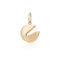 Load image into Gallery viewer, 14 Karat Yellow Gold Fortune Cookie Slide Charm
