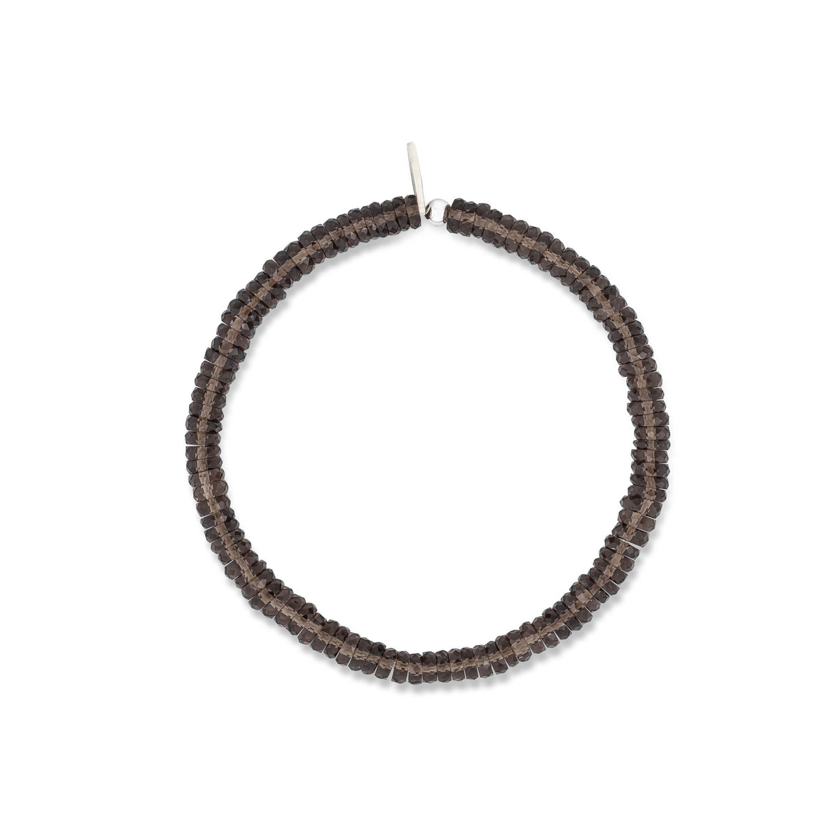 Smokey Quartz Beaded Bracelet