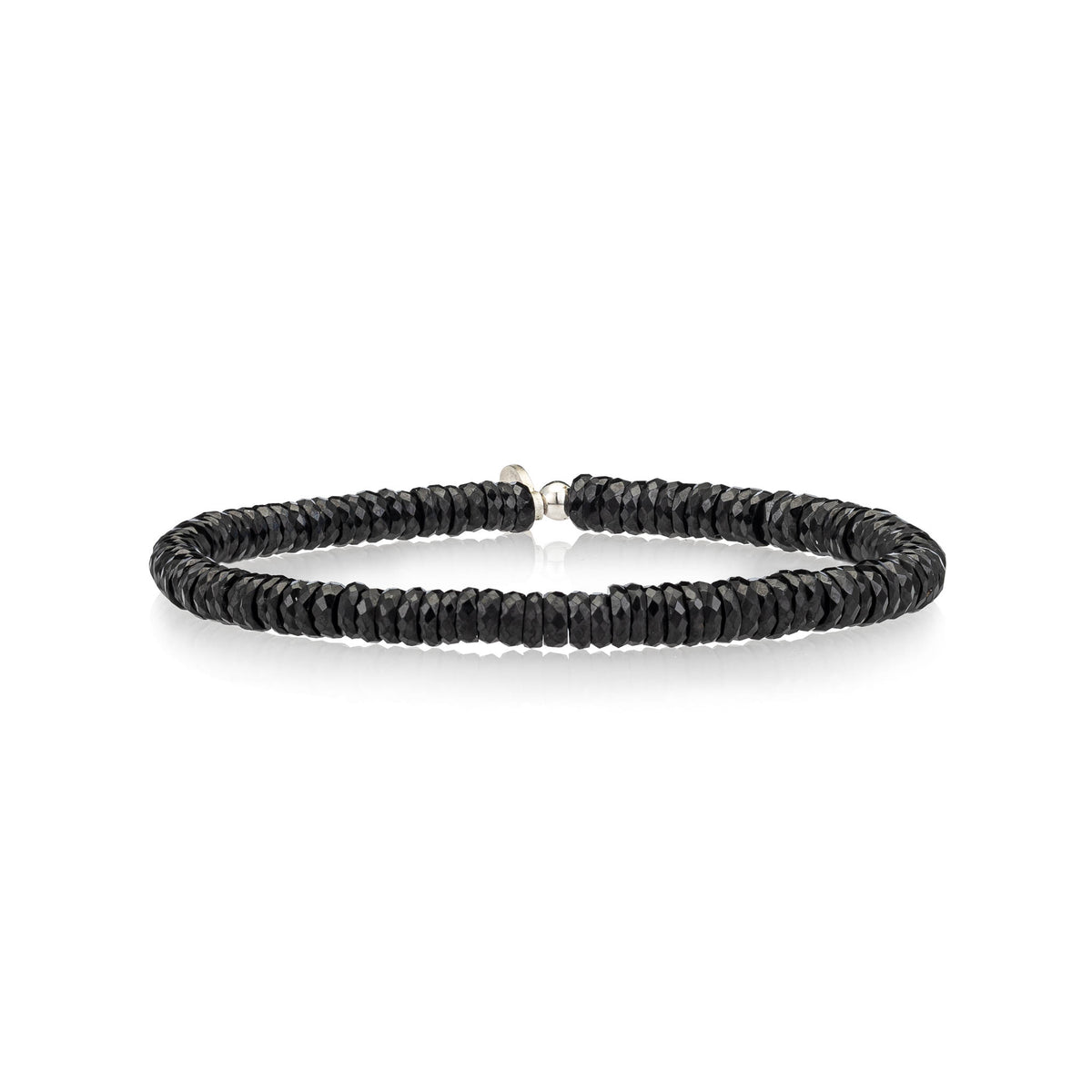 Black Spinel Beaded Bracelet