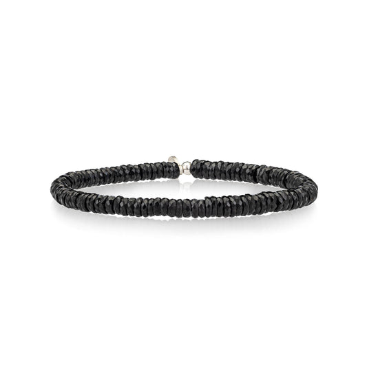 Black Spinel Beaded Bracelet