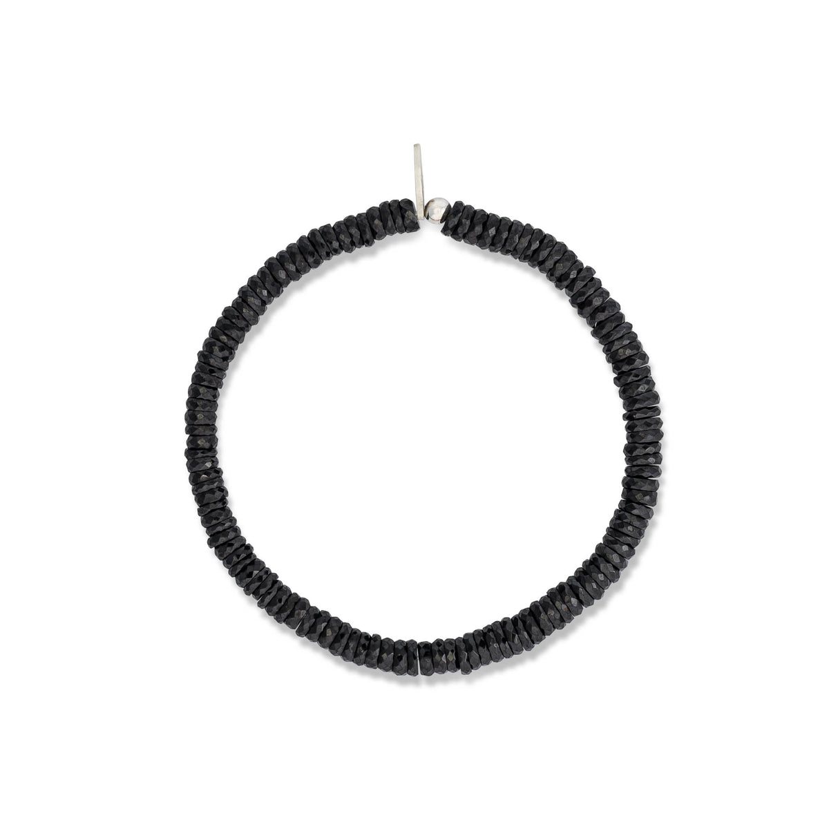 Black Spinel Beaded Bracelet