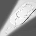 Load image into Gallery viewer, White Gold Moissanite Round Brilliant Lariat Necklace
