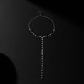 Load image into Gallery viewer, White Gold Moissanite Round Brilliant Lariat Necklace
