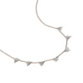 Load image into Gallery viewer, 14K Moissanite Trio Cluster Necklace
