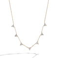 Load image into Gallery viewer, 14K Moissanite Trio Cluster Necklace
