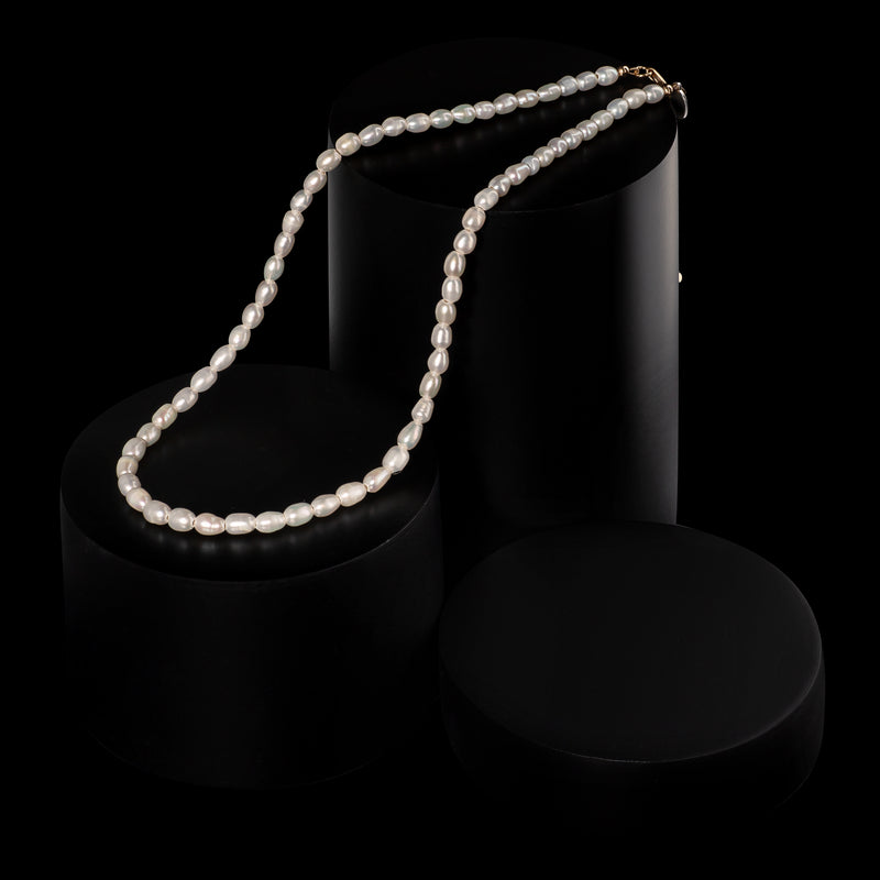 4mm Freshwater Pearl Beaded Adjustable Necklace