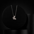 Load image into Gallery viewer, 18 Karat White Gold Diamond Butterfly Pendant Necklace

