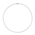Load image into Gallery viewer, 14 Karat White Gold Bezel Diamond Tennis Necklace 3.00cts 18.00"
