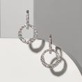 Load image into Gallery viewer, 18 Karat Diamond Disk Drop Earrings
