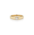 Load image into Gallery viewer, 14 Karat Gold Oval Shape Diamond Dome Ring
