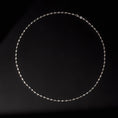 Load image into Gallery viewer, 18 Karat White Gold Bezel Diamond Chain Necklace
