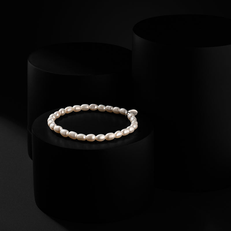 4mm Freshwater Pearl Beaded Bracelet