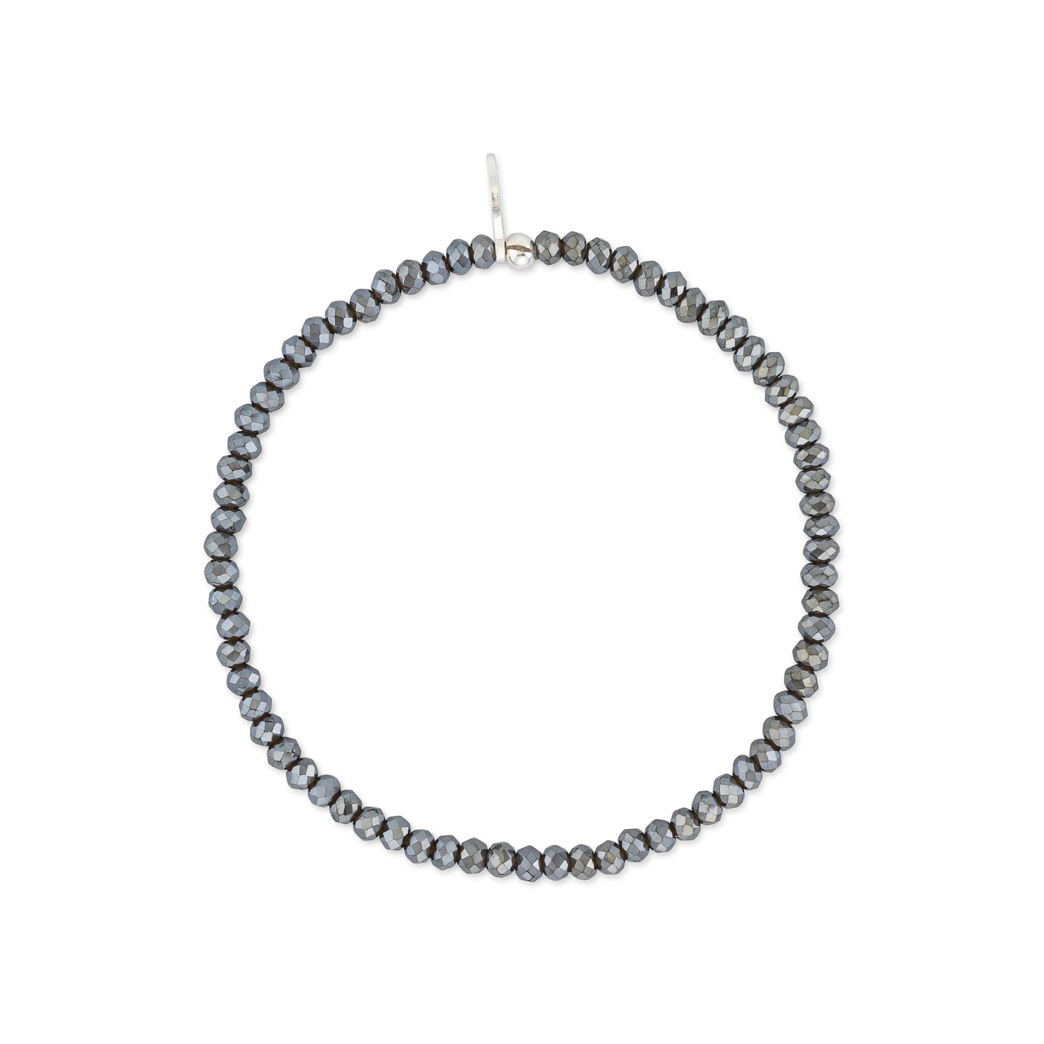 2mm Metallic Gray Bracelet