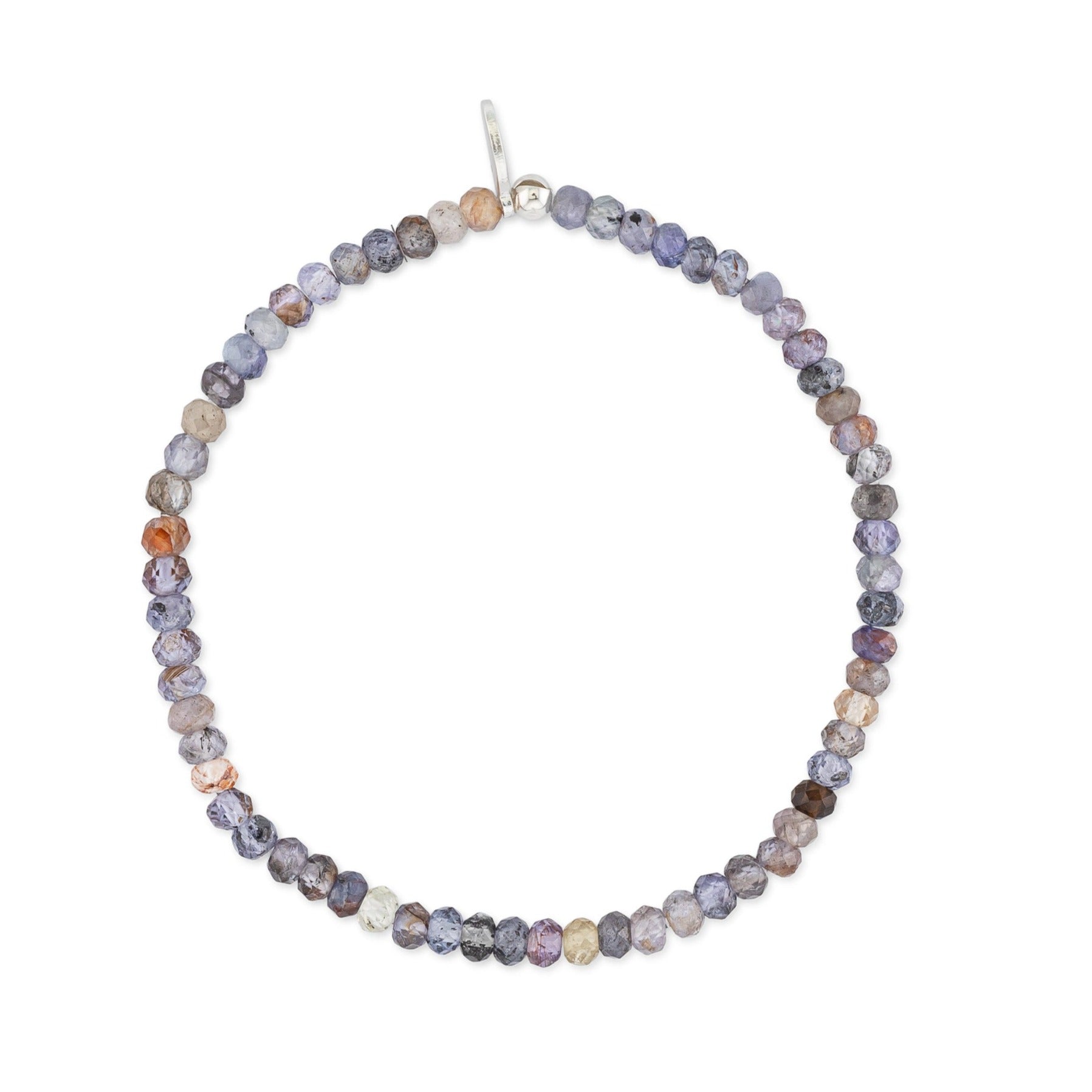 2mm Tanzanite Beaded Bracelet