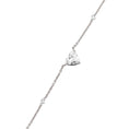 Load image into Gallery viewer, 18 Karat White Gold Aspen Air Diamond Heart Necklace
