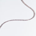 Load image into Gallery viewer, 2mm Itsy Sheer Lavender Quartz Beaded Necklace
