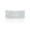 Load image into Gallery viewer, 2mm Baby Blue Quartz Seven Wrap Beaded Bracelet
