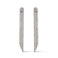 Load image into Gallery viewer, Silver and Diamond Chain Link Earrings
