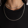 Load image into Gallery viewer, All The Way White Gold 7.50cts Diamond 36" Tennis Necklace
