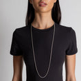 Load image into Gallery viewer, All The Way White Gold 7.50cts Diamond 36" Tennis Necklace
