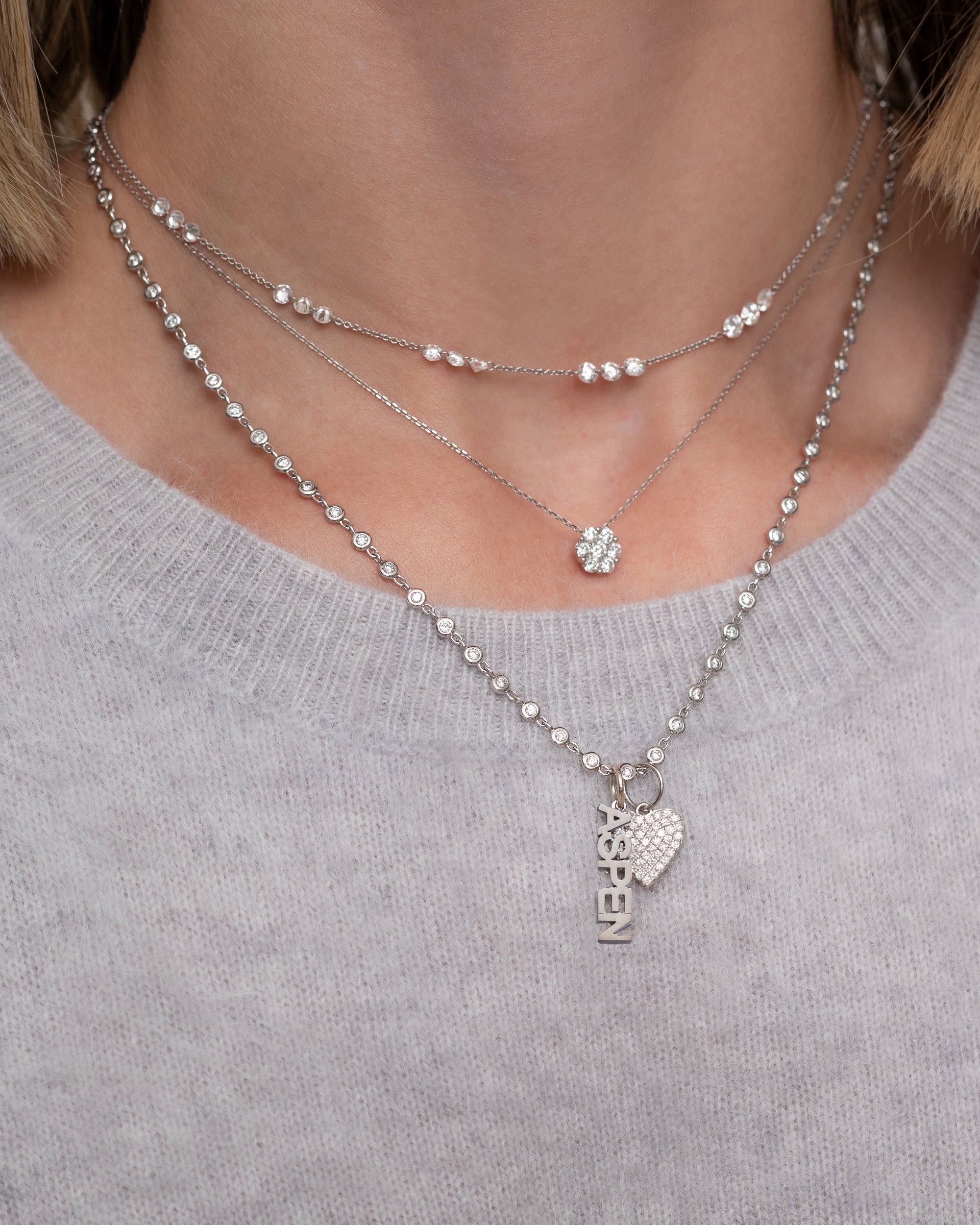 plllllleeeasse silver chain necklace 【公式通販】