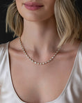 Load image into Gallery viewer, Yellow Gold Bezel Half Way 13.00cts Marquise Diamond Adjustable Tennis Necklace
