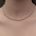 Load image into Gallery viewer, 2mm Itsy Sheer Lavender Quartz Beaded Necklace
